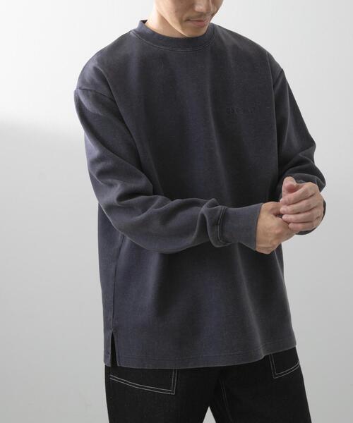 ITEMS URBANRESEARCH（アイテムズ アーバンリサーチ）の「発熱機能 フェードダンボールTops（スウェット・メンズ・オリーブ/ベージュ/ブラック/ネイビー・MEDIUM/LARGE）」の18枚目の写真