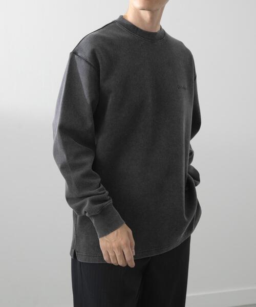 ITEMS URBANRESEARCH（アイテムズ アーバンリサーチ）の「発熱機能 フェードダンボールTops（スウェット・メンズ・オリーブ/ベージュ/ブラック/ネイビー・MEDIUM/LARGE）」の13枚目の写真