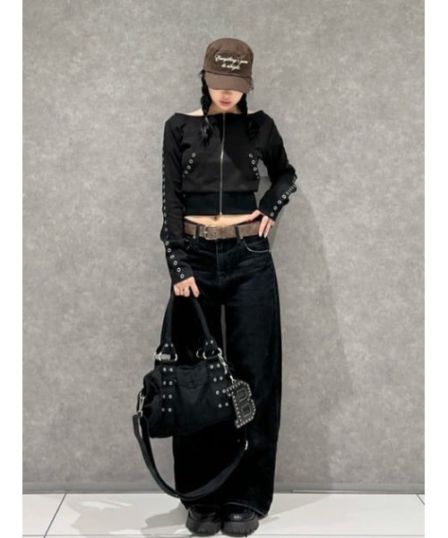 LAGUA GEM（ラグアジェム）の「VINTAGE LIKE ベルト（ベルト・レディース・ブラウン/ブラック・FREE）」の16枚目の写真