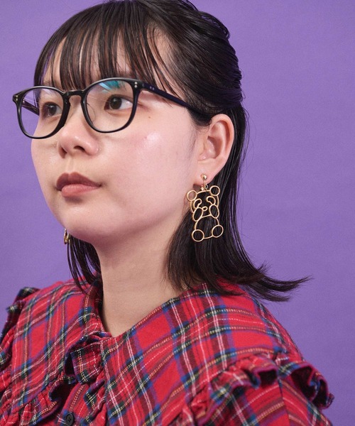 I am I in fact...（アイアムアイインファクト）の「SUPER IDOL EARRING（イヤリング・レディース・シルバー/ゴールド・FREE）」の6枚目の写真