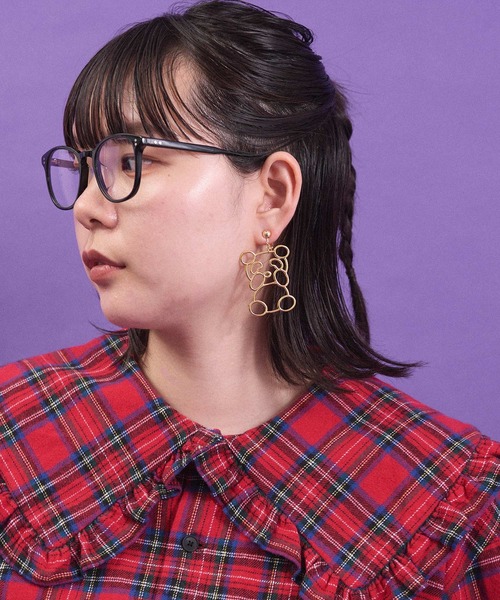 I am I in fact...（アイアムアイインファクト）の「SUPER IDOL EARRING（イヤリング・レディース・シルバー/ゴールド・FREE）」の5枚目の写真