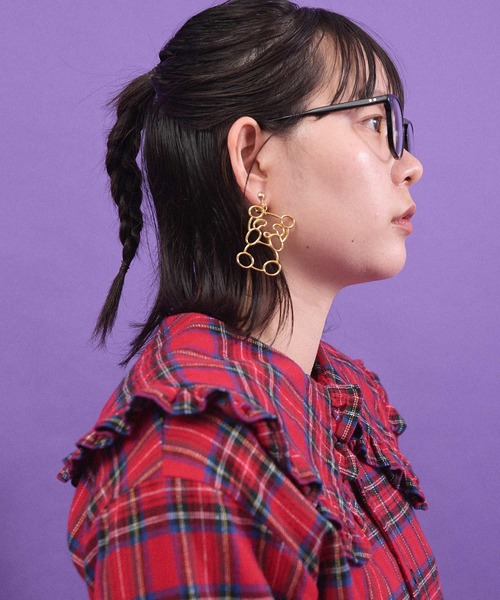 I am I in fact...（アイアムアイインファクト）の「SUPER IDOL EARRING（イヤリング・レディース・シルバー/ゴールド・FREE）」の12枚目の写真