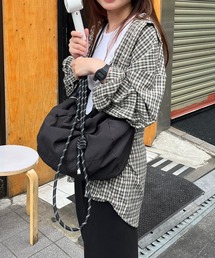 オーバーチェックシャツ