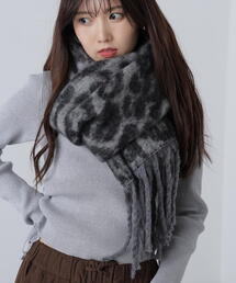 FREE'S MART | ヒョウ柄大判ストール(ストール/ショール)
