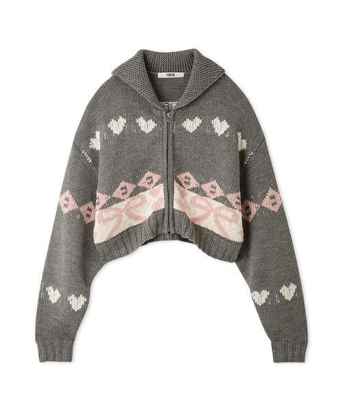 FURFUR(ファーファー)の「リボンカウチンニットカーディガン(カーディガン/ボレロ・レディース・ホワイト/グレー/ネイビー・F)」の21枚目の写真