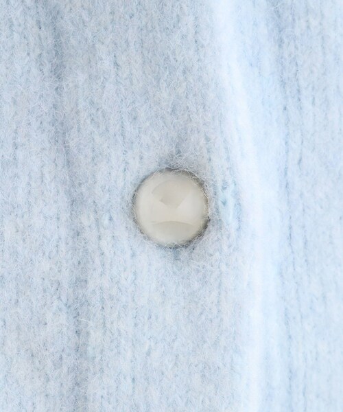 grove(グローブ)の「ふっくらやわらかく、毛混オーバーニットカーディガン(カーディガン/ボレロ・レディース・サックスブルー/チャコールグレー/ナチュラル・02/03/04/05)」の11枚目の写真