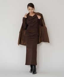 KINOTHEKEI ワンピース カウルネック ドレープ キャミ ワンピース KINO THE KEI