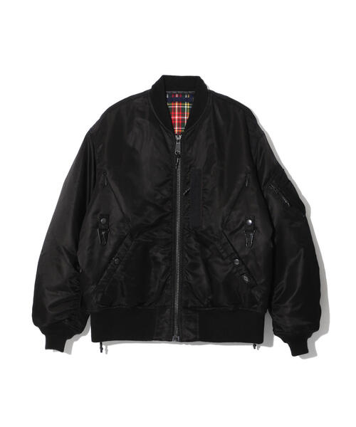 MANASTASH(マナスタッシュ)の「MANASTASH/マナスタッシュ EXTRA MILE MA-1/エクストラマイル MA-1(MA-1・メンズ・その他10/ブラック・M/S/L/XL)」の19枚目の写真