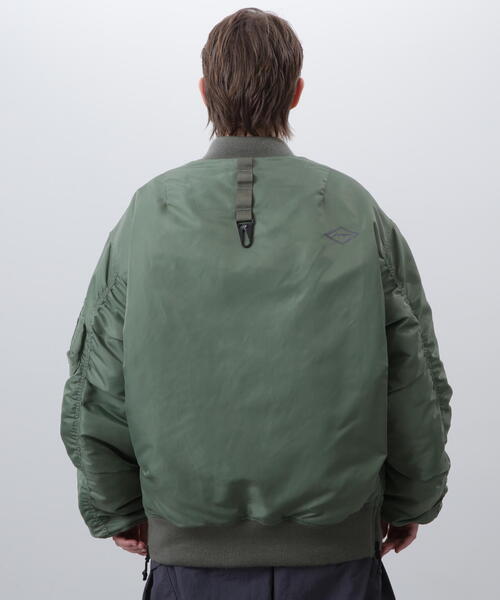 MANASTASH(マナスタッシュ)の「MANASTASH/マナスタッシュ EXTRA MILE MA-1/エクストラマイル MA-1(MA-1・メンズ・その他10/ブラック・M/S/L/XL)」の5枚目の写真