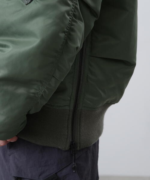 MANASTASH(マナスタッシュ)の「MANASTASH/マナスタッシュ EXTRA MILE MA-1/エクストラマイル MA-1(MA-1・メンズ・その他10/ブラック・M/S/L/XL)」の9枚目の写真