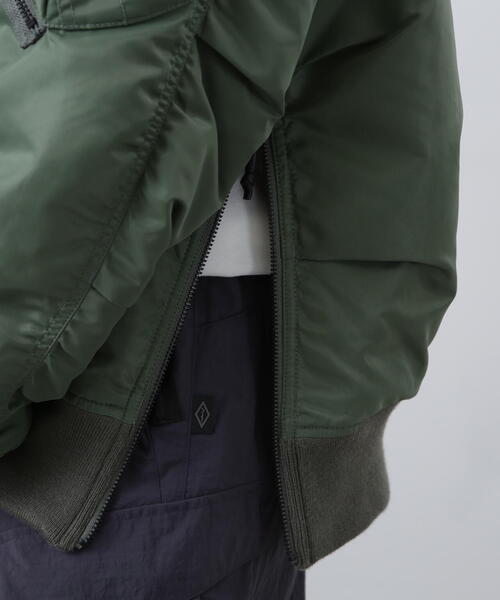 MANASTASH(マナスタッシュ)の「MANASTASH/マナスタッシュ EXTRA MILE MA-1/エクストラマイル MA-1(MA-1・メンズ・その他10/ブラック・M/S/L/XL)」の10枚目の写真