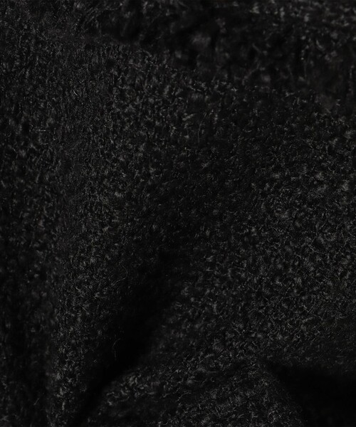 BEAMS HEART（ビームスハート）の「【セレモニー・ハレの日】フリンジ ツイード ジャケット（ノーカラージャケット・レディース・オフホワイト/ブラック・FREE）」の16枚目の写真