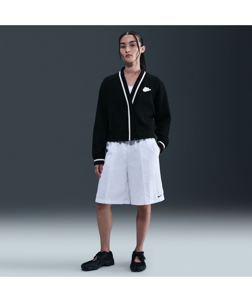 NIKE（ナイキ）の「ナイキ NIKE ナイキ  NSW PREP ジャケット（カーディガン/ボレロ・レディース・バーガンディー/オフホワイト/ブラック・M/S/L）」の9枚目の写真