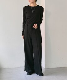 ear PAPILLONNER | カットソーワイドパンツ【SUM1 STYLE】(その他パンツ)