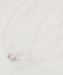 【セレモニー】ロンデルパヴェショートネックレス