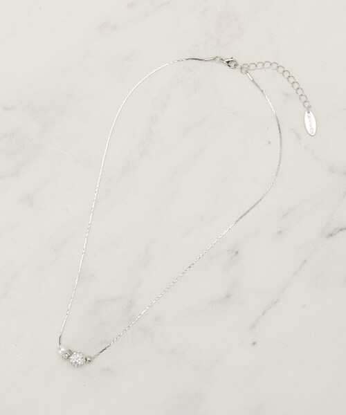 SHOO・LA・RUE（シューラルー）の「【セレモニー】ロンデルパヴェショートネックレス（ネックレス・レディース・ゴールド/ピンクゴールド/シルバー・00）」の6枚目の写真