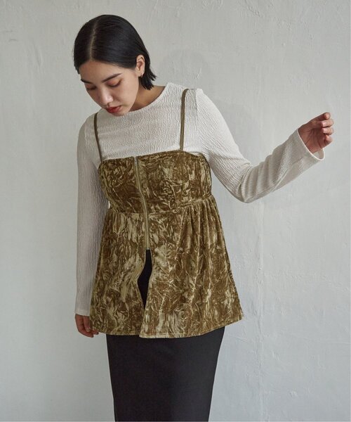 セール】クラッシュベロアキャミ（キャミソール）｜notch.（ノッチ）の