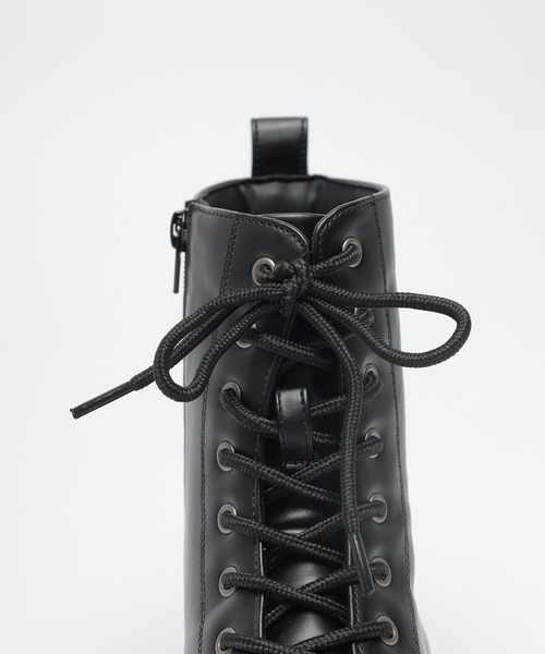 Honeys(ハニーズ)の「厚底レースアップブーツ(ブーツ・レディース・ブラック・L/LL/M/S)」の19枚目の写真