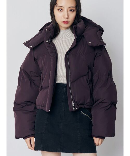 MURUA（ムルーア）の「ウェーブエアコンダウン（ダウンジャケット/コート・レディース・グレー/ブラック/ボルドー・FREE）」の3枚目の写真