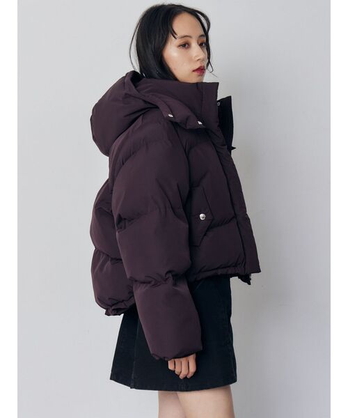 MURUA（ムルーア）の「ウェーブエアコンダウン（ダウンジャケット/コート・レディース・グレー/ブラック/ボルドー・FREE）」の9枚目の写真