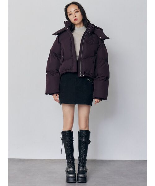 MURUA（ムルーア）の「ウェーブエアコンダウン（ダウンジャケット/コート・レディース・グレー/ブラック/ボルドー・FREE）」の11枚目の写真