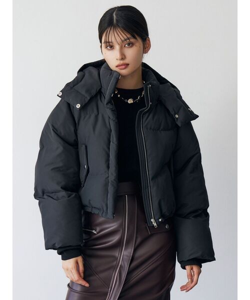 MURUA（ムルーア）の「ウェーブエアコンダウン（ダウンジャケット/コート・レディース・グレー/ブラック/ボルドー・FREE）」の16枚目の写真