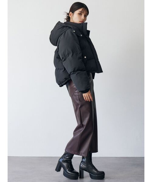 MURUA（ムルーア）の「ウェーブエアコンダウン（ダウンジャケット/コート・レディース・グレー/ブラック/ボルドー・FREE）」の19枚目の写真