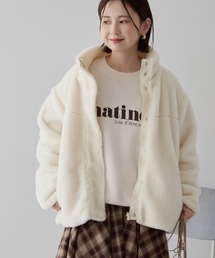 AMERICAN HOLIC | スタンドベア風ボアコート(その他アウター)