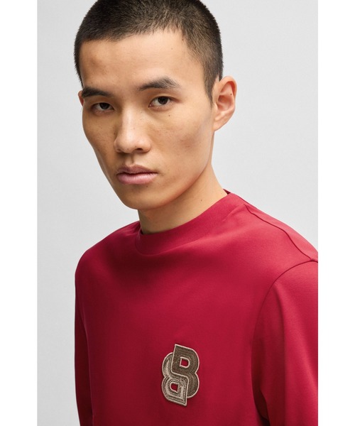 BOSS(ボス)の「BOSS x Creation of the Gods ピュアコットン Tシャツ(Tシャツ/カットソー・メンズ・レッド・L/XXL/XXXL/S/M/XL)」の2枚目の写真