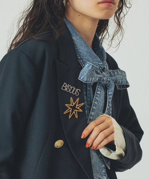ROSE BUD（ローズバッド）の「(ADER bijoux)CUTSTEELstar brooch（ブローチ/コサージュ・レディース・ゴールド・ONE SIZE）」の3枚目の写真