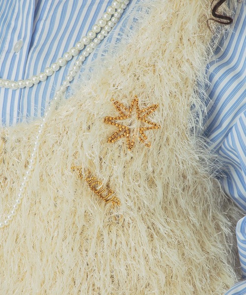 ROSE BUD（ローズバッド）の「(ADER bijoux)CUTSTEELstar brooch（ブローチ/コサージュ・レディース・ゴールド・ONE SIZE）」の6枚目の写真