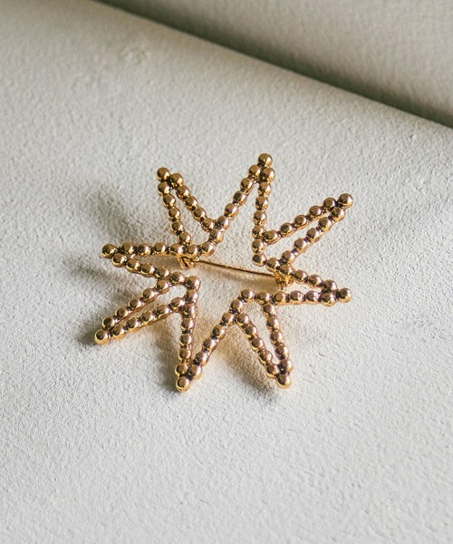 ROSE BUD（ローズバッド）の「(ADER bijoux)CUTSTEELstar brooch（ブローチ/コサージュ・レディース・ゴールド・ONE SIZE）」の9枚目の写真