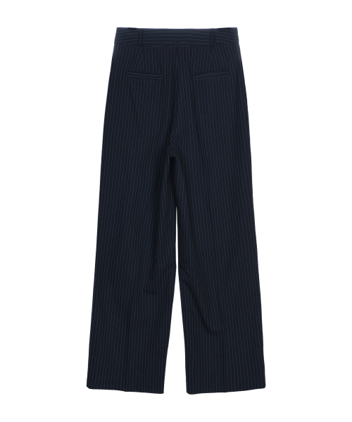 NICK&NICOLE(ニックアンドニコール)の「TAILORED STRIPE PINTUCK SLACKS_NAVY(スラックス・レディース・その他・SMALL/MEDIUM/LARGE)」の5枚目の写真