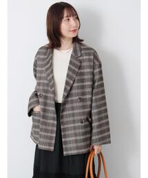 Te chichi TERRASSE | Wブレストジャケット(ノーカラージャケット)