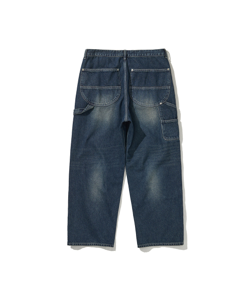 HISHANDER（ヒズハンダー）の「[REMAKE] WASHED DOUBLE KNEE DENIM PANTS（デニムパンツ・メンズ・その他・2/0）」の2枚目の写真