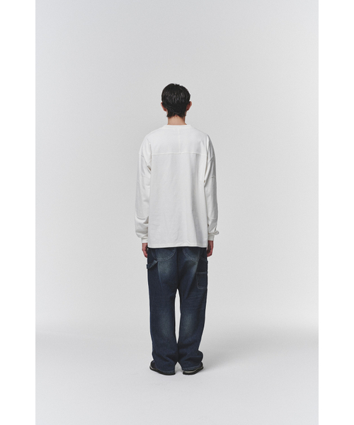 HISHANDER（ヒズハンダー）の「[REMAKE] WASHED DOUBLE KNEE DENIM PANTS（デニムパンツ・メンズ・その他・2/0）」の7枚目の写真