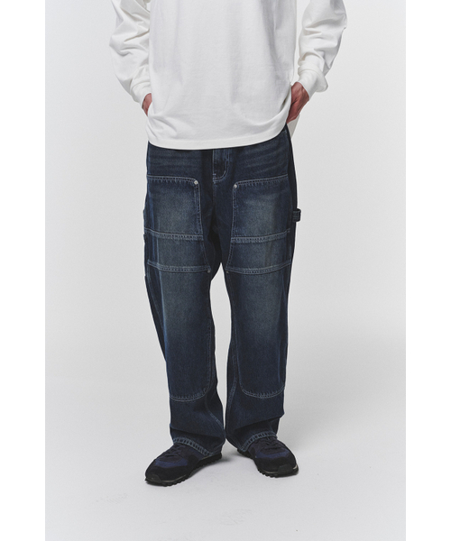 HISHANDER（ヒズハンダー）の「[REMAKE] WASHED DOUBLE KNEE DENIM PANTS（デニムパンツ・メンズ・その他・2/0）」の10枚目の写真