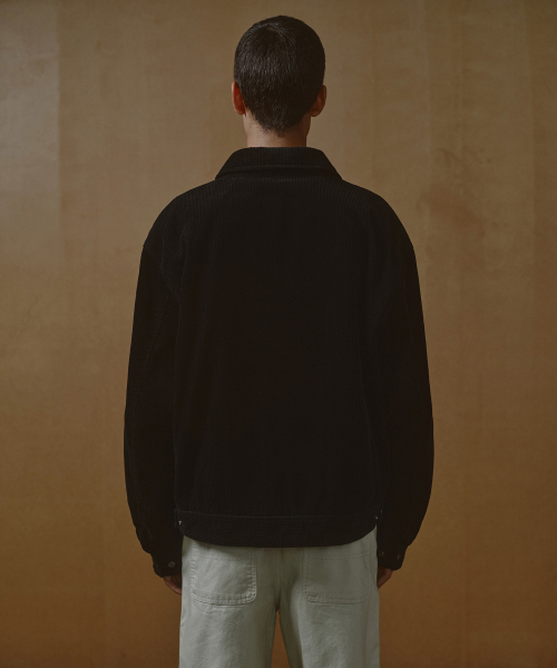 MUSINSA STANDARD（ムシンサスタンダード）の「8W コーデュロイワークジャケット [ブラック]（ブルゾン・メンズ・その他・X-LARGE/XX-LARGE/MEDIUM/LARGE）」の3枚目の写真