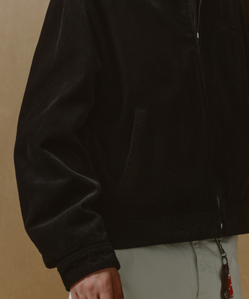 MUSINSA STANDARD（ムシンサスタンダード）の「8W コーデュロイワークジャケット [ブラック]（ブルゾン・メンズ・その他・X-LARGE/XX-LARGE/MEDIUM/LARGE）」の6枚目の写真