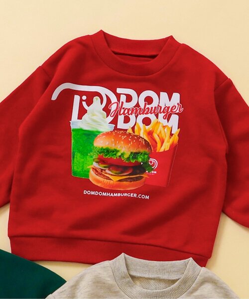 セール】WEB限定ドムドムハンバーガー 3柄トレーナー（スウェット