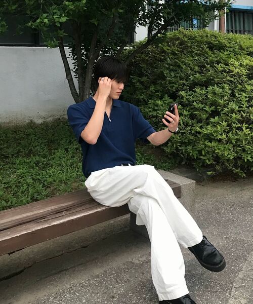 MUSINSA STANDARD（ムシンサスタンダード）の「ツーピンタックワイドチノパンツ [クリーム]（その他パンツ・メンズ・その他・29/30/31/33/26/27/28/40/38/42/36/34/32）」の10枚目の写真