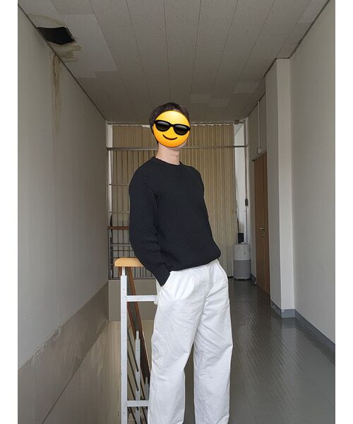 MUSINSA STANDARD（ムシンサスタンダード）の「ツーピンタックワイドチノパンツ [クリーム]（その他パンツ・メンズ・その他・29/30/31/33/26/27/28/40/38/42/36/34/32）」の18枚目の写真