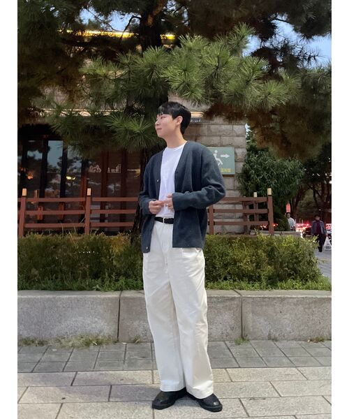 MUSINSA STANDARD（ムシンサスタンダード）の「ツーピンタックワイドチノパンツ [クリーム]（その他パンツ・メンズ・その他・29/30/31/33/26/27/28/40/38/42/36/34/32）」の19枚目の写真