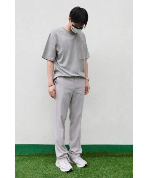 MUSINSA STANDARD（ムシンサスタンダード）の「軽量セミワイド隠しバンディングスラックス[ライトグレー]（スラックス・メンズ・その他・31/26/27/28/29/40/38/42/30）」の12枚目の写真