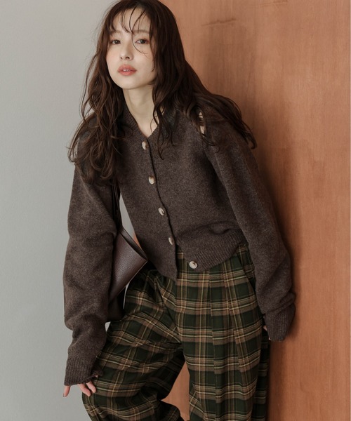 AMELY(エミリー)の「マルチウェイニットアンサンブル(アンサンブル・レディース・ダークブラウン/ベージュ/ブラック/グレー・フリー)」の3枚目の写真