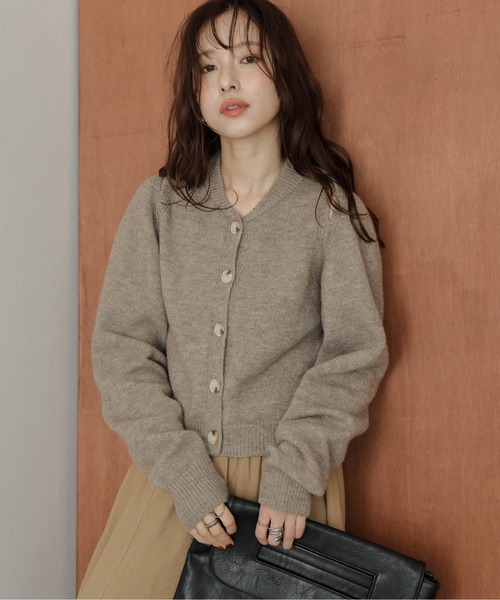 AMELY(エミリー)の「マルチウェイニットアンサンブル(アンサンブル・レディース・ダークブラウン/ベージュ/ブラック/グレー・フリー)」の4枚目の写真