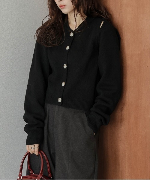 AMELY(エミリー)の「マルチウェイニットアンサンブル(アンサンブル・レディース・ダークブラウン/ベージュ/ブラック/グレー・フリー)」の5枚目の写真