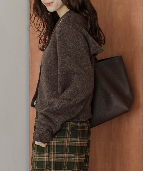 AMELY(エミリー)の「マルチウェイニットアンサンブル(アンサンブル・レディース・ダークブラウン/ベージュ/ブラック/グレー・フリー)」の20枚目の写真