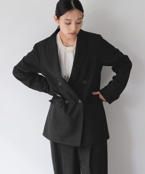 LOWRYS FARM(ローリーズファーム)の「daymeダブルジャケット 628091(テーラードジャケット・レディース・ブラック/ネイビー・MEDIUM/LARGE)」の9枚目の写真