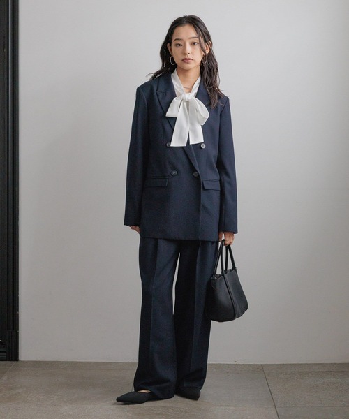 LOWRYS FARM(ローリーズファーム)の「daymeダブルジャケット 628091(テーラードジャケット・レディース・ブラック/ネイビー・MEDIUM/LARGE)」の10枚目の写真